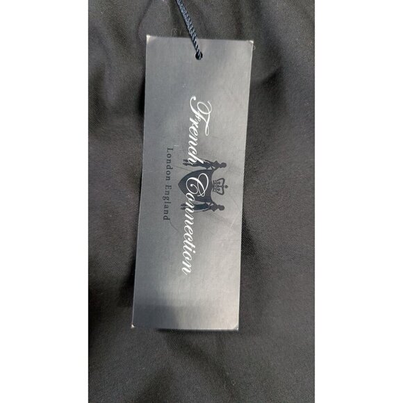 French Connection Pants Black Dress Business Formal Slim Mens Size 30x30 - Picture 6 of 11